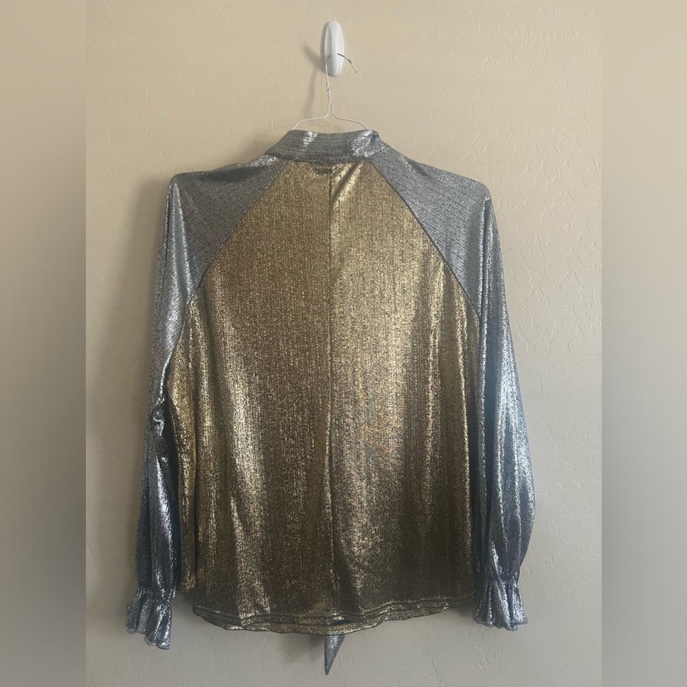 Metallic Textured Shirt - Picture 2 of 2
